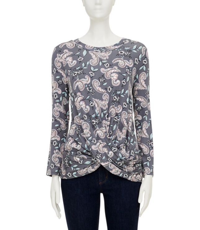 Image of Loft Blossom Twist / Sleeve Top