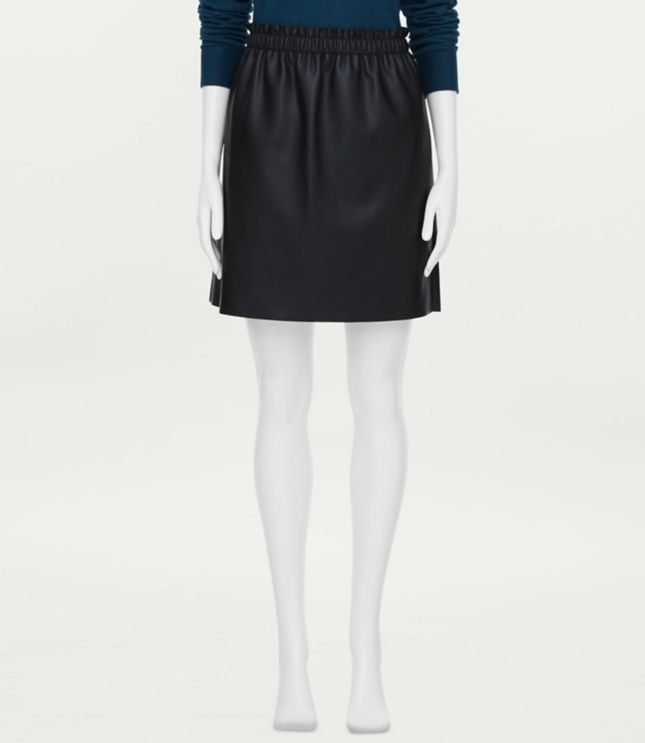 Image of Loft Faux Leather Skirt
