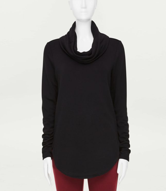 Image of Loft Super Soft Cowl Neck Tunic Top