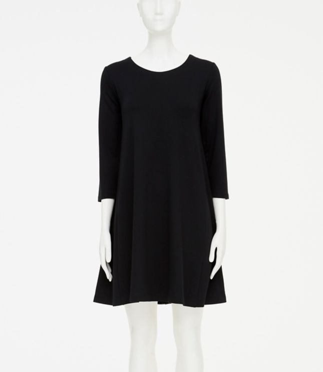 loft outlet black dress