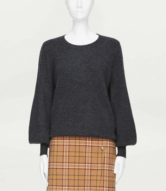 petite balloon sleeve cardigan