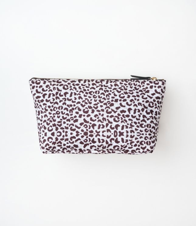 CHEETAH PRINT COSMETIC POUCH | Loft Outlet