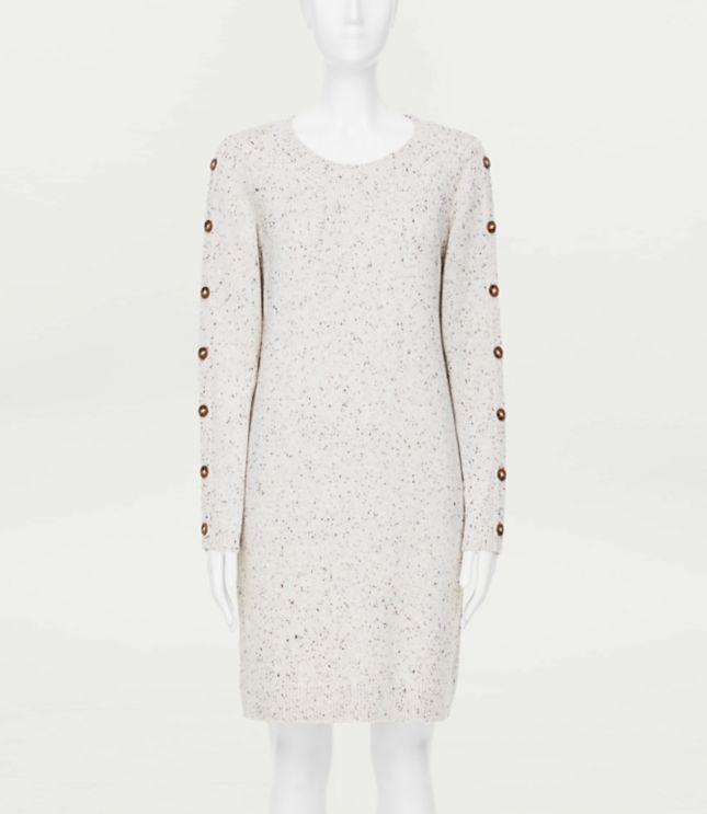 petite button sleeve sweater dress petite button sleeve sweater dress