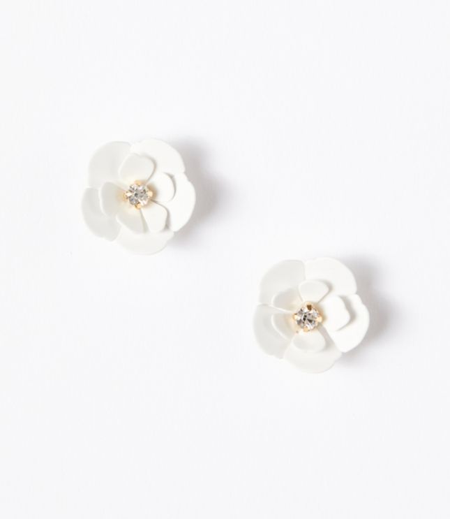 floral stud earrings