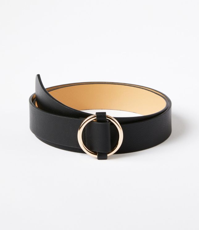 circle buckle belt