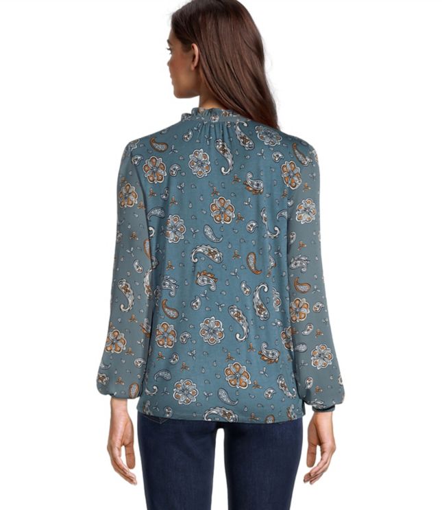 loft henley blouse