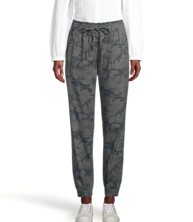 Image of Loft Camo High Rise Jogger Pants