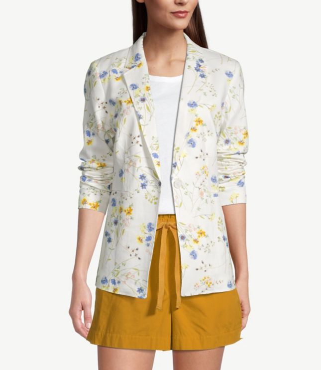 white blazer loft